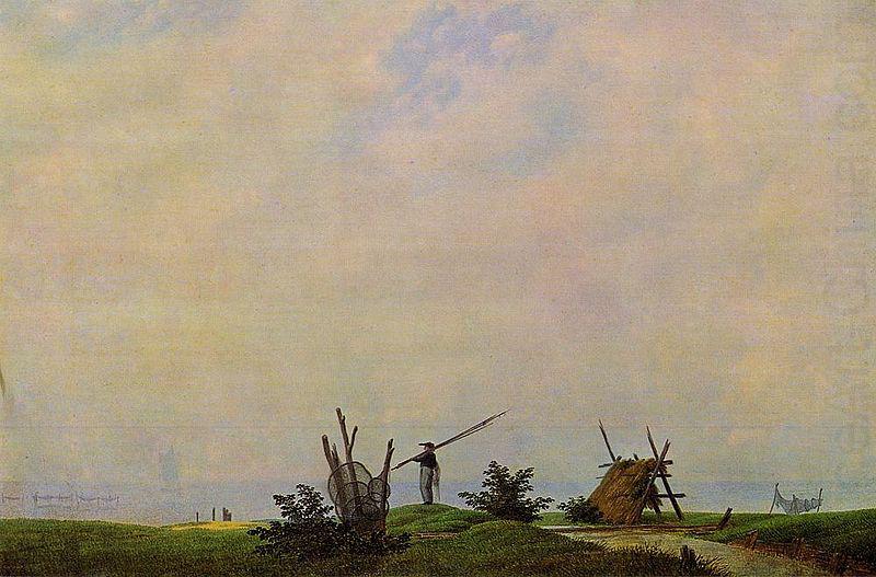 Caspar David Friedrich Meeresstrand mit Fischer china oil painting image